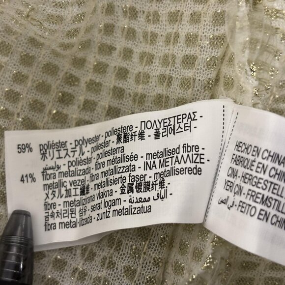 Zara Womens Sequin Camisole Cami Top Camisole Size L Clear 4813/834 NWT - Picture 9 of 12